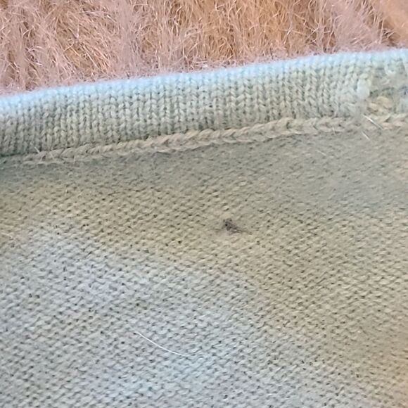 Marshall fields vintage light blue cashmere sweater size ps - Picture 3 of 5